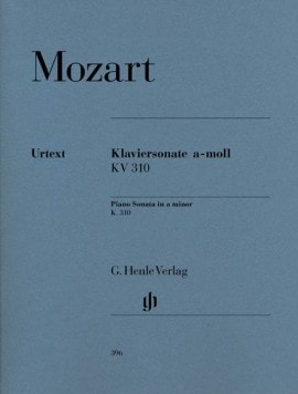 Mozart: Sonata in A Minor K310 for Piano published by Henle