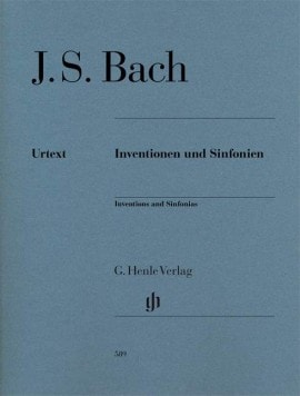 Bach: Inventions & Sinfonias  (BWV 772-801) for Piano published by Henle
