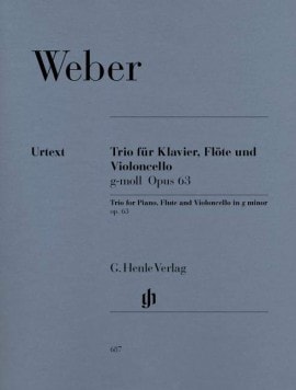 Weber: Trio in G Minor Opus 63 published by Henle