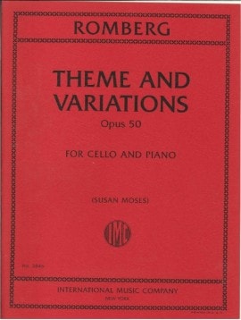 Romberg: Theme and Variations Opus 50 for Cello published by IMC