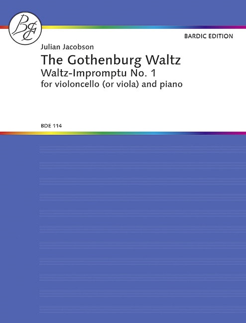 Jacobson: Gothenburg Waltz WI 1 for Cello or Viola published by Bardic