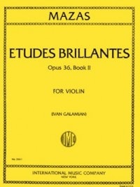 Mazas: Etudes Brillantes Opus 36/2 for Violin published by IMC
