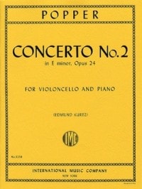 Popper: Concerto No 2 in E minor Opus 24 for Cello published by IMC