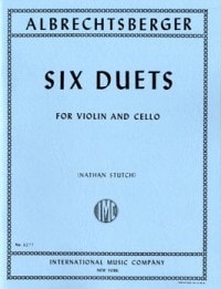 Albrechtsberger: 6 Duets for violin & cello published by IMC