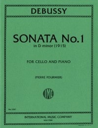 Debussy: Sonata No 1 in D minor for Cello published by IMC