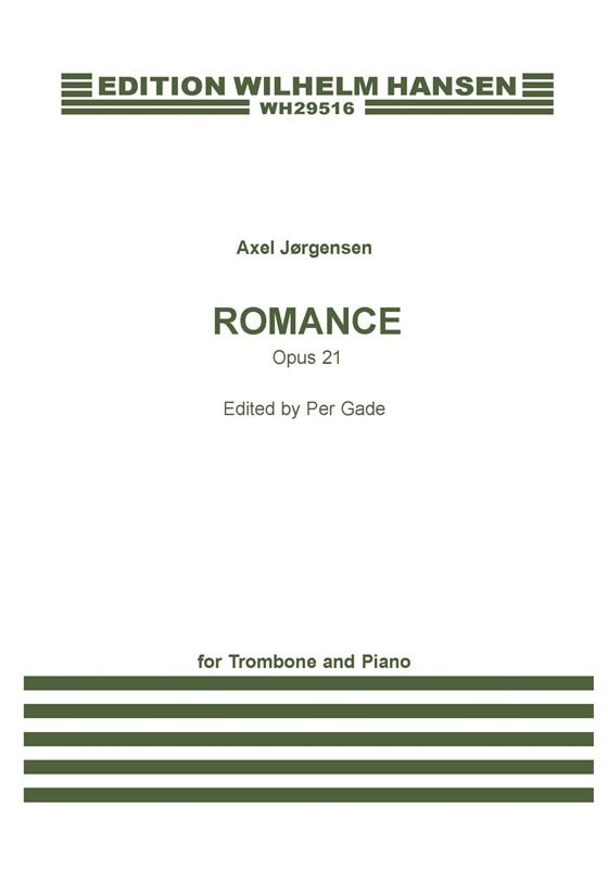 Jorgensen: Romance Opus 21 for Trombone published by Hansen