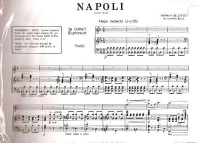 Bellstedt: Napolli for Bb Cornet published by G & M
