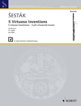 Sestk: Five Virtuoso Inventions for Bassoon published by Panton
