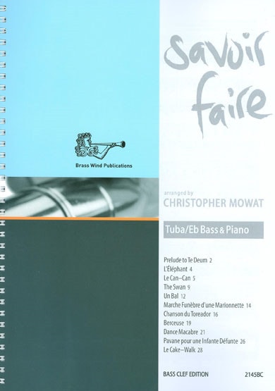 Savoir Faire for Tuba (Bass Clef) published by Brasswind