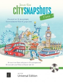 Rae: City Snapshots for Flute published by Universal (Book & CD)
