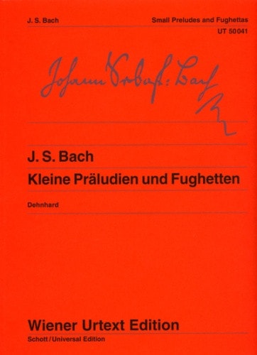 Bach: Little Preludes and Fughettas for Piano published by Wiener Urtext