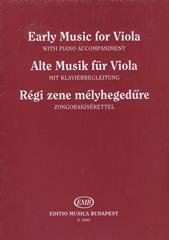 Old Music for Viola published by Edition Musica Budapest