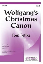 Fettke: Wolfgang's Christmas Canon SSA published by Heritage