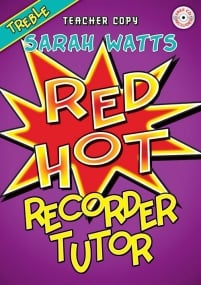Red Hot Treble Recorder Tutor - Teacher Book published by Mayhew (Book & CD)