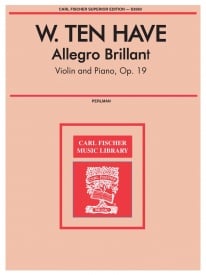 Ten Have: Allegro Brilliant for Violin published by Fischer