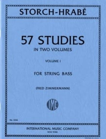 Storch-Hrabe: 57 Studies Book 1 for Double Bass published by IMC