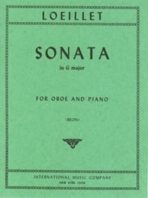 Loeillet: Sonata in G for Oboe published by IMC