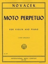 Novacek: Moto Perpetuo D minor published by IMC