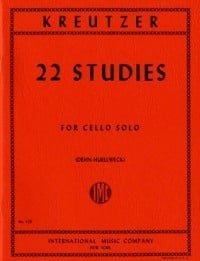 Kreutzer: 22 Selected Studies for Cello published by IMC