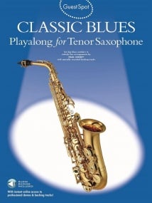 Guest Spot : Classic Blues - Tenor Saxophone published by Wise (Book/Online Audio)