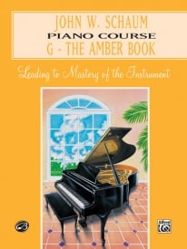 Schaum Piano Course Book G (Amber) published by Alfred