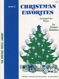 Bastien Christmas Favorites Level 2 for Piano published by KJOS