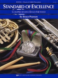 Standard Of Excellence: Comprehensive Band Method Book 2 (Drums/Mallet Percussion) published by KJOS