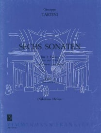 Tartini: 6 Sonatas Volume 2 for 2 Flutes & Basso Continuo published by Zimmermann