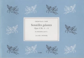 Chedeville: Sonatilles galantes Op.6 Nos.4-6 for Treble Recorder published by Noetzel