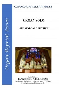 Jackson: Sonata in G Minor for Organ published by OUP Archive