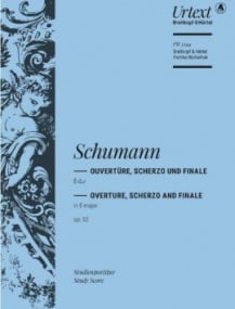 Schumann: Overture, Scherzo and Finale Opus 52 (Study Score) published by Breitkopf
