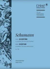 Schumann: Overture to Hermann und Dorothea Opus 136 (Study Score) published by Breitkopf