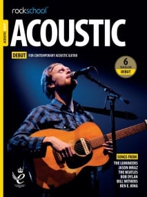 Rockschool Acoustic Guitar - Debut (2019+) (Book/Online Audio)
