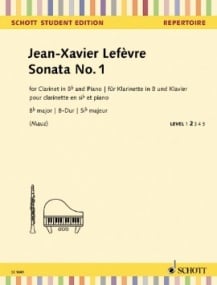 Lefevre: Sonata No 1 for Clarinet published by Schott