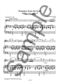 Shostakovich: Romance from The Gadfly for Viola published by S J Music
