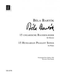 Bartok: 15 Hungarian Peasant Songs for Piano published by Universal