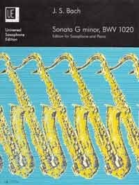 Bach: Sonata in G Minor for Saxophone published by Universal Edition