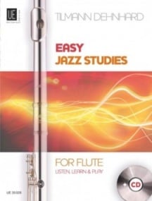 Dehnhard: Easy Jazz Studies for Flute published by Universal (Book & CD)