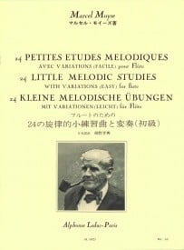 Moyse: 24 Little Melodic Studies for Flute published by Leduc