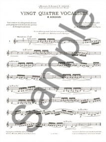 Bordogni: 24 Vocalises for Trumpet published by Leduc