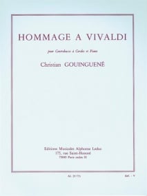 Gouinguen: Hommage A Vivaldi For Double Bass published by Leduc
