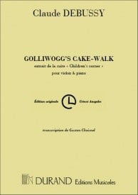 Debussy: Golliwogg's Cake-Walk for Violin published by Durand