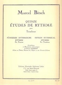 Bitsch: 15 Rhythmical Studies for Trombone published by Leduc