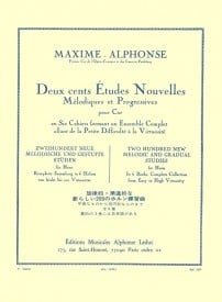 Maxime-Alphonse: 200 New Studies Book 3 for French Horn published by Leduc
