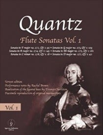 Quantz: Sonatas Volume 1 for Flute published by Uppernote