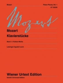 Mozart: Piano Pieces Volume 1 published by Wiener Urtext