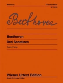 Beethoven: 3 Sonatinas for Piano published by Wiener Urtext