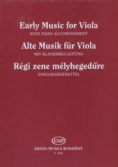 Old Music for Viola published by Edition Musica Budapest