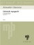 Glazunov: Serenade Espagnole Opus 20/2 for Cello published by Belaieff