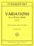 Tchaikovsky: Variations On A Rococo Theme Opus 33 for Cello published by IMC